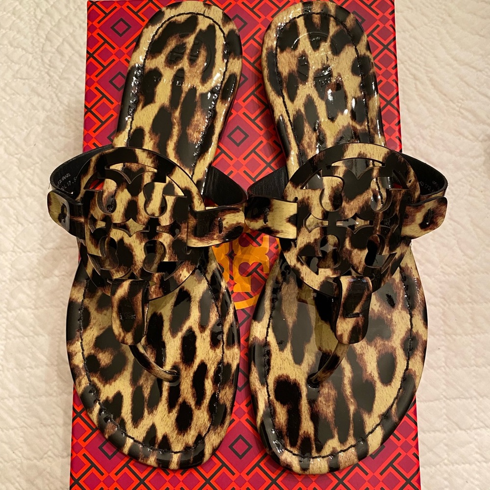 Tory Burch Milllers Natural Leopard